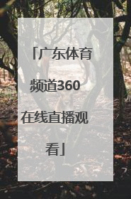 「广东体育频道360在线直播观看」广东体育频道在线直播高清官网