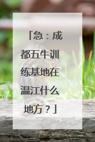 急：成都五牛训练基地在温江什么地方？