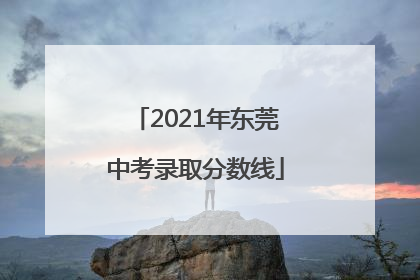 2021年东莞中考录取分数线