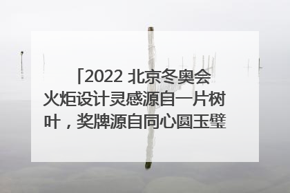 2022 北京冬奥会火炬设计灵感源自一片树叶，奖牌源自同心圆玉璧，这届奥运会还藏了哪些「中国式浪漫」？