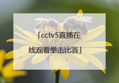 「cctv5直播在线观看拳击比赛」cctv5+体育直播在线观看