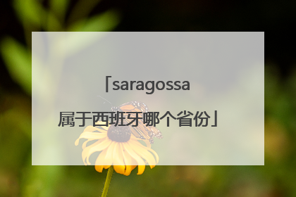 saragossa属于西班牙哪个省份